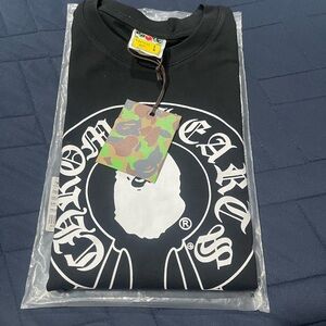 Chrome Hearts Black and White Logo Tee